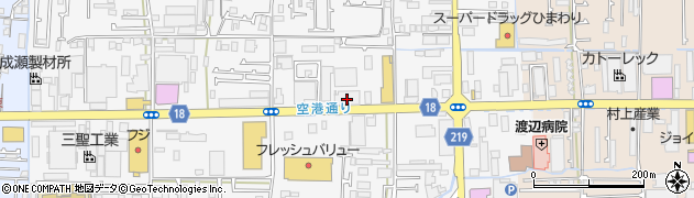 宇和島自動車運送株式会社　営業本部周辺の地図