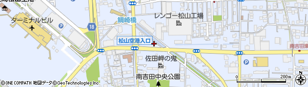 愛媛県松山市南吉田町1698周辺の地図