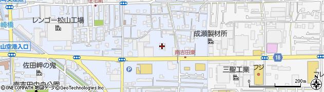 愛媛県松山市南吉田町1742周辺の地図