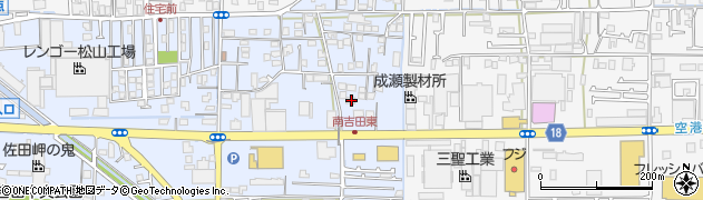 愛媛県松山市南吉田町1749周辺の地図