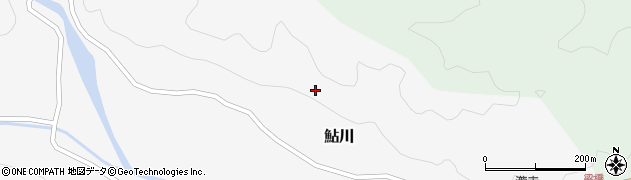 徳島県那賀町（那賀郡）鮎川周辺の地図