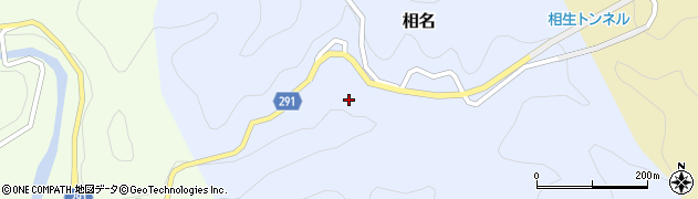 徳島県那賀町（那賀郡）相名（大平）周辺の地図
