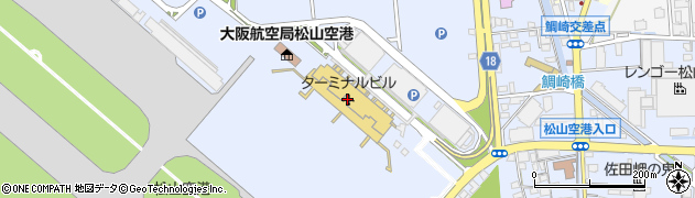 松山空港総合案内所周辺の地図