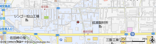 愛媛県松山市南吉田町1743周辺の地図