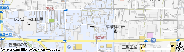 愛媛県松山市南吉田町1746周辺の地図