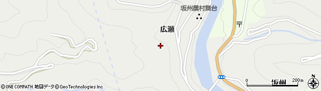 徳島県那賀郡那賀町坂州周辺の地図