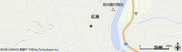 徳島県那賀町（那賀郡）坂州周辺の地図
