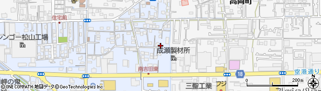 愛媛県松山市南吉田町1792周辺の地図
