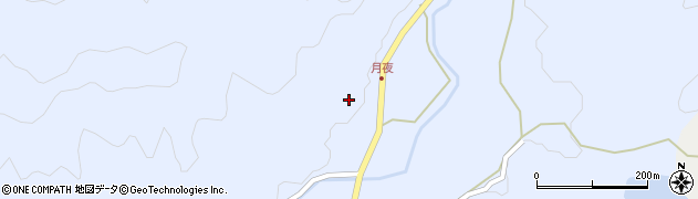 徳島県阿南市新野町（小砂取）周辺の地図