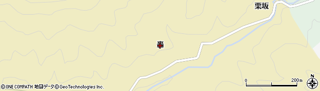 徳島県那賀町（那賀郡）拝宮（轟）周辺の地図