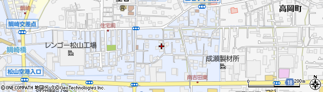 愛媛県松山市南吉田町1836周辺の地図