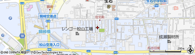 愛媛県松山市南吉田町1854周辺の地図