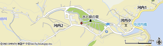 福岡県北九州市八幡東区河内周辺の地図