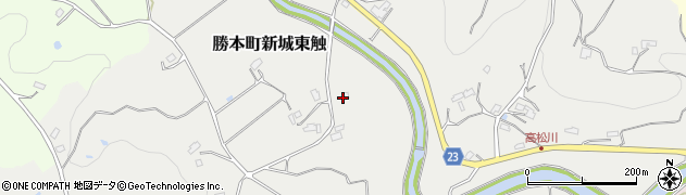 長崎県壱岐市勝本町新城東触周辺の地図