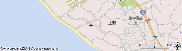 和歌山県御坊市名田町（上野）周辺の地図