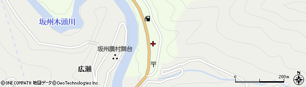 徳島県那賀町（那賀郡）木頭（広瀬）周辺の地図
