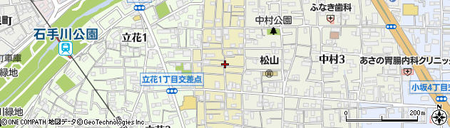 愛媛県松山市祇園町周辺の地図