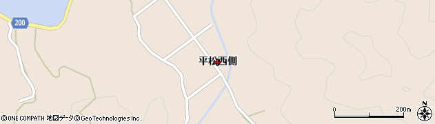 徳島県阿南市椿町（平松西側）周辺の地図