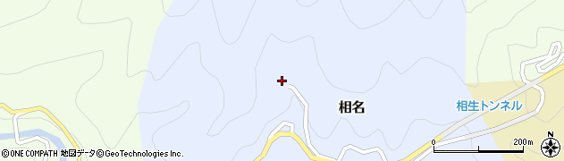 徳島県那賀町（那賀郡）相名（のそき石）周辺の地図
