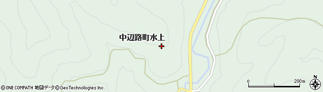 和歌山県田辺市中辺路町水上周辺の地図