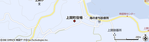山口県熊毛郡上関町周辺の地図
