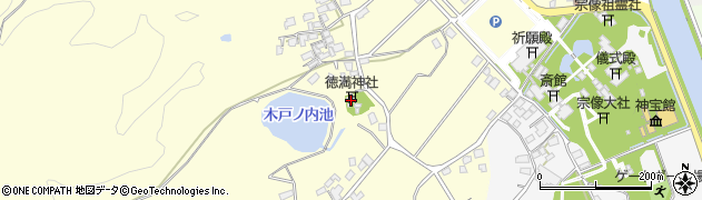 徳満神社周辺の地図