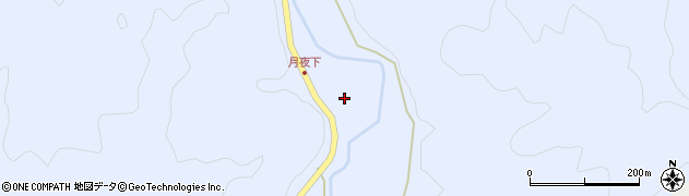 徳島県阿南市新野町暮石周辺の地図