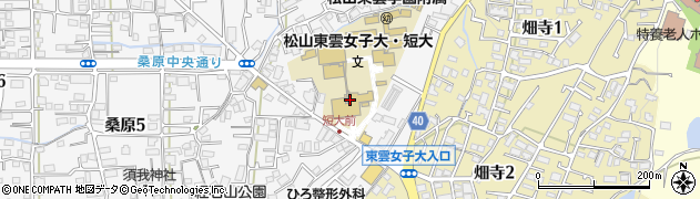 松山東雲短期大学周辺の地図