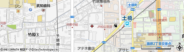 ＪＲ四国バス　高速バス・予約センター周辺の地図