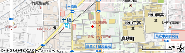 宇和島自動車株式会社　松山営業所周辺の地図