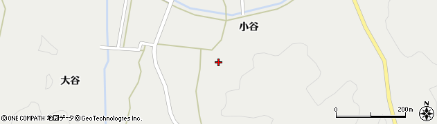 徳島県阿南市福井町（小谷）周辺の地図