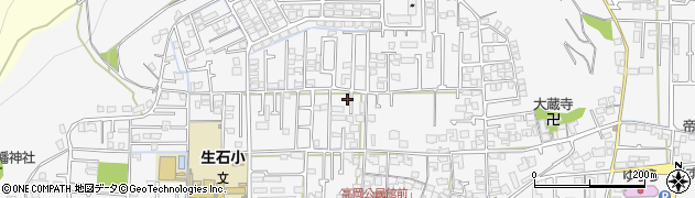 愛媛県松山市高岡町周辺の地図