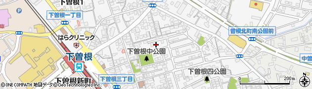 福岡県北九州市小倉南区下曽根周辺の地図