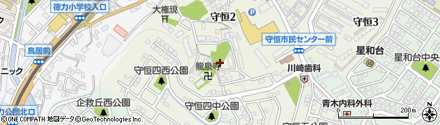 福岡県北九州市小倉南区守恒2丁目周辺の地図
