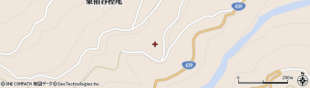 徳島県三好市東祖谷樫尾172周辺の地図