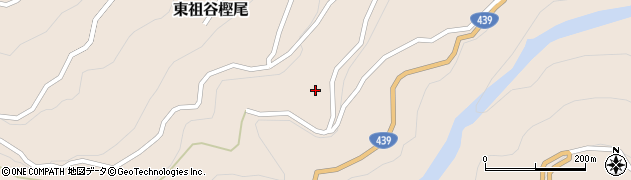 徳島県三好市東祖谷樫尾358周辺の地図