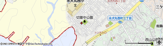 福岡県北九州市八幡西区永犬丸西町4丁目周辺の地図