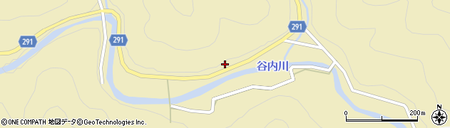 徳島県那賀町（那賀郡）谷内（下傍示）周辺の地図