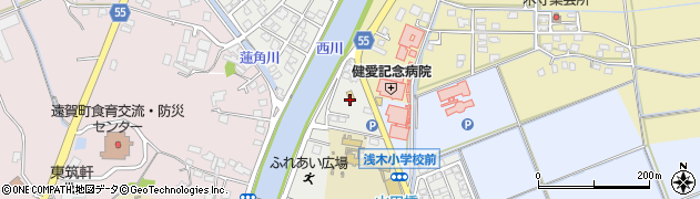 セブンイレブン遠賀浅木店周辺の地図