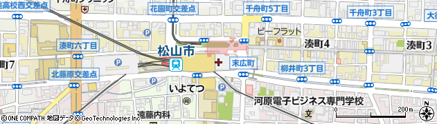 伊予鉄高島屋・事務所　法人・外商グループ周辺の地図