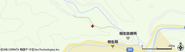 徳島県那賀町（那賀郡）井ノ谷（下地）周辺の地図