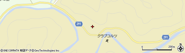 徳島県那賀町（那賀郡）谷内（中分）周辺の地図