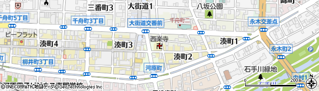 西楽寺周辺の地図