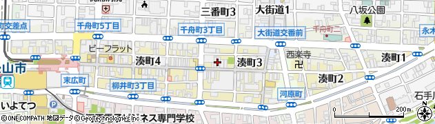 ダイソー松山湊町店周辺の地図