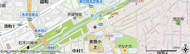 岡田燃料店周辺の地図