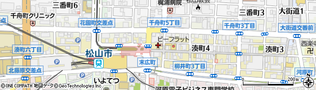 ＮＯＶＡ愛媛松山市駅前校周辺の地図