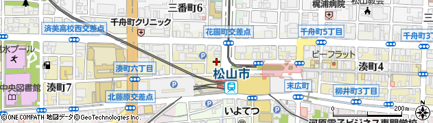 有限会社井上蒲鉾本舗　松山店周辺の地図