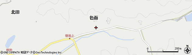 徳島県阿南市福井町（色面）周辺の地図