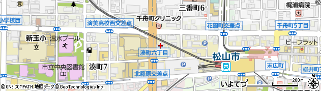 四電ビジネス株式会社愛媛支店周辺の地図