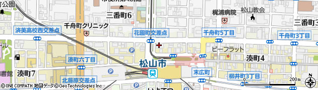 株式会社結婚情報センター　松山支店周辺の地図